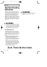 Preview for 4 page of Samsung MW8584N Owner'S Manual