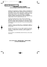 Preview for 26 page of Samsung MW8584N Owner'S Manual