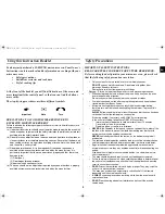 Preview for 3 page of Samsung MW87L Owner'S Instructions Manual