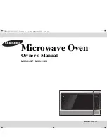 Preview for 1 page of Samsung MW9114ST Owner'S Manual