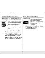 Preview for 4 page of Samsung MW9114ST Owner'S Manual