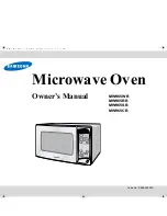 Samsung MW965BB Owner'S Manual предпросмотр