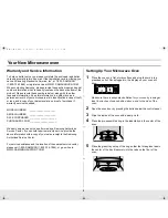 Предварительный просмотр 6 страницы Samsung MW965BB Owner'S Manual