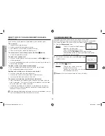 Preview for 12 page of Samsung MWE73B Owner'S Instructions & Cooking Manual