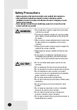 Предварительный просмотр 2 страницы Samsung MWR-SC00T Owner'S Instructions Manual