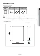 Предварительный просмотр 5 страницы Samsung MWR-SH11UN Installation Manual