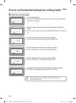 Предварительный просмотр 23 страницы Samsung MWR-WW00 User Manual