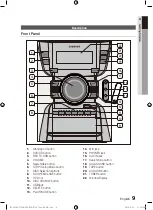 Предварительный просмотр 9 страницы Samsung MX-C630D User Manual