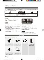 Предварительный просмотр 2 страницы Samsung MX-D730D User Manual