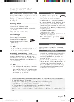 Предварительный просмотр 3 страницы Samsung MX-D730D User Manual