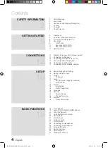 Предварительный просмотр 4 страницы Samsung MX-D730D User Manual