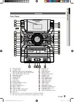 Preview for 9 page of Samsung MX-D830D User Manual