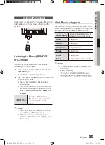 Preview for 35 page of Samsung MX-D830D User Manual