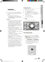 Preview for 37 page of Samsung MX-D830D User Manual