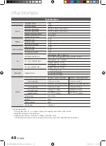 Preview for 40 page of Samsung MX-D830D User Manual