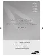 Samsung MX-E650 User Manual preview