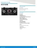 Samsung MX-F630B Quick Manual preview