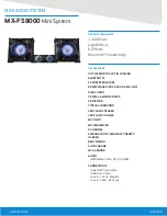 Samsung MX-FS8000 Quick Manual preview