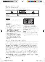 Preview for 2 page of Samsung MX-FS9000 User Manaul