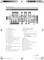 Preview for 5 page of Samsung MX-FS9000 User Manaul