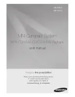 Samsung MX-H630 User Manual preview