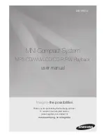 Preview for 1 page of Samsung MX-H830 User Manual