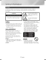 Предварительный просмотр 2 страницы Samsung MX-HS6000 User Manual