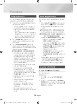 Preview for 20 page of Samsung MX-HS8000 User Manual