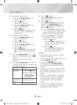 Preview for 22 page of Samsung MX-HS8000 User Manual