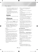 Preview for 24 page of Samsung MX-HS8000 User Manual