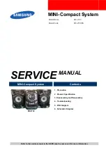 Samsung MX-J730 Service Manual preview