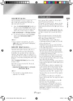 Предварительный просмотр 27 страницы Samsung MX-JS5000 User Manual