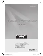 Samsung MX-JS8000 User Manual preview