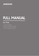 Preview for 1 page of Samsung MX-ST50B Full Manual