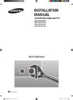Samsung MXD-A16K1X025A Installation Manual preview