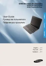 Предварительный просмотр 1 страницы Samsung N143 Plus User Manual