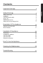 Preview for 3 page of Samsung NA64H3031AK User & Installation Manual