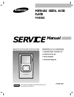 Предварительный просмотр 1 страницы Samsung Napster YH-920GS Service Manual