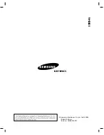 Preview for 2 page of Samsung Napster YH-920GS Service Manual