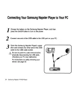 Preview for 20 page of Samsung Napster YP-910 User Manual