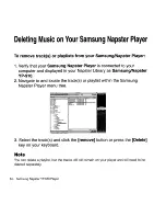 Preview for 34 page of Samsung Napster YP-910 User Manual