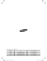 Preview for 1 page of Samsung ND220HHXCE User & Installation Manual