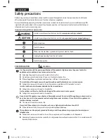 Preview for 5 page of Samsung ND220HHXCE User & Installation Manual