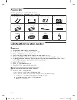 Preview for 17 page of Samsung ND220HHXCE User & Installation Manual