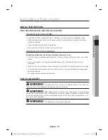 Preview for 19 page of Samsung NE58H9950WS User Manual