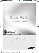 Samsung NE58K9560WS Installation Manual preview