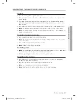 Preview for 23 page of Samsung NE595R0ABBB User Manual