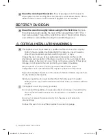 Preview for 10 page of Samsung NE595R0ABWW User Manual