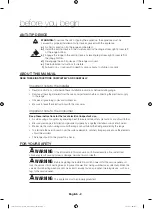 Предварительный просмотр 2 страницы Samsung NE59T4311SG Installation Manual