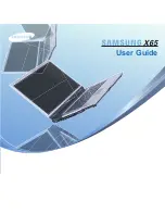 Samsung NP-X65 User Manual preview